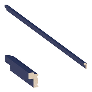 Navy Blue - 2-1/4"W × 96"L Light Rail Molding