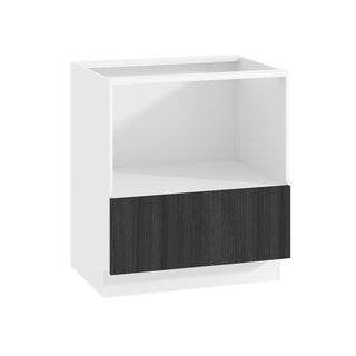 Frameless Oak Shade - 30"W Microwave Base Cabinet