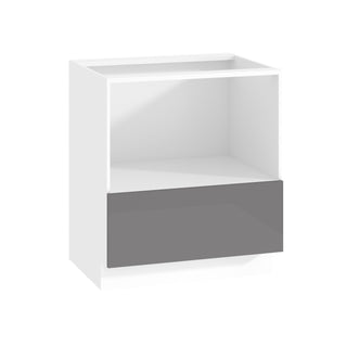 Frameless High-Glossy Gray - 30"W Microwave Base Cabinet