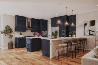 Navy Blue - 18"W × 54"H Wall Tower Cabinet