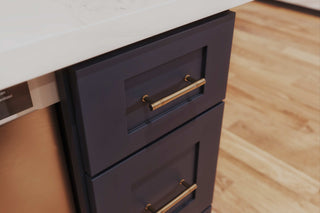 Navy Blue - 18"W × 54"H Wall Tower Cabinet