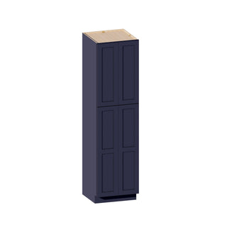 Azul marino - Mueble alto de despensa de 24"W × 90"H