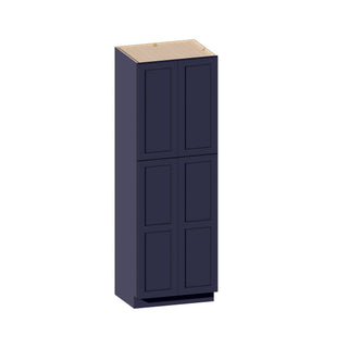 Azul Marino - Armario de despensa alto de 76 cm de ancho x 228 cm de alto