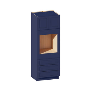 Navy Blue - 30"W × 84"H Tall Oven Cabinet