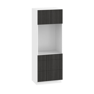 Frameless Oak Shade - 30"W × 84"H Tall Oven Cabinet