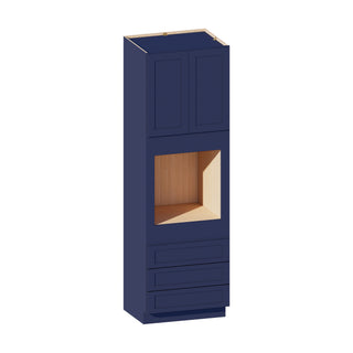 Navy Blue - 30"W × 90"H Tall Oven Cabinet