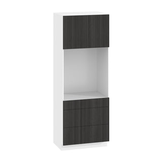 Frameless Oak Shade - 33"W × 90"H Tall Oven Cabinet