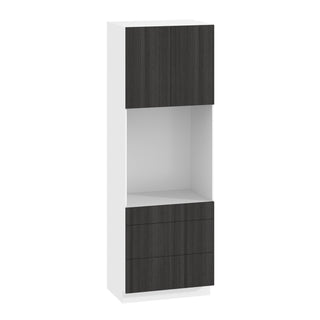 Frameless Oak Shade - 33"W × 96"H Tall Oven Cabinet