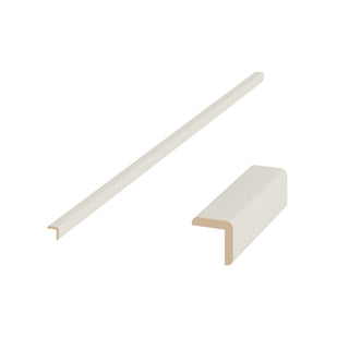Matte Ivory - 1-1/4"W × 96"L Outside Corner Molding