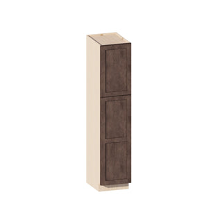 Madera rústica - Armario de despensa alto de 18"An. × 84"Al.