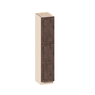 Madera rústica - Armario alto de despensa de 45.72 cm (18") de ancho × 228.6 cm (90") de alto