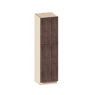 Madera Rústica - Mueble de despensa alto de 24" An. × 90" Al.