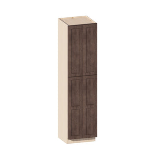 Madera Rústica - Mueble de despensa alto de 61 cm de ancho × 244 cm de alto