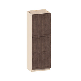 Alacena rústica de madera de 76 cm de ancho x 228 cm de alto