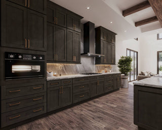 Smokey Ash - 36"W Farmhouse Sink Base Cabinet