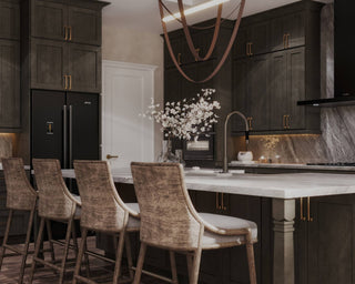 Smokey Ash - 33"W × 90"H Tall Oven Cabinet