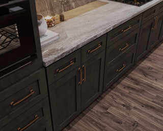 Smokey Ash - 30"W × 96"H Tall Pantry Cabinet