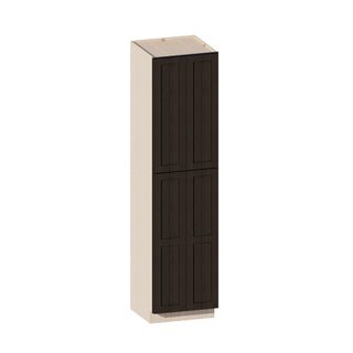 Ceniza Ahumada - Armario de despensa alto de 61 cm (24 pulg.) de ancho × 244 cm (96 pulg.) de alto