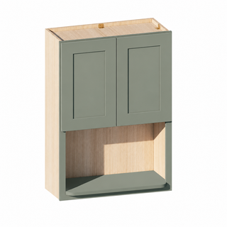Sage Breeze - Gabinete de pared para microondas de 30"An. × 42"Al.