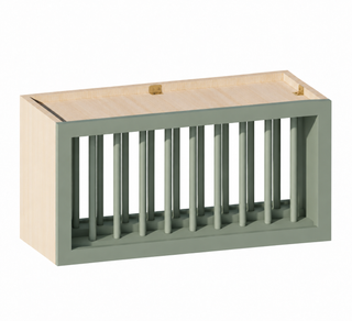 Sage Breeze - 30"W × 15"H Plate Rack Wall Cabinet