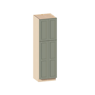Sage Breeze - Gabinete de despensa alto de 61 cm (24 pulg.) de ancho x 213 cm (84 pulg.) de alto
