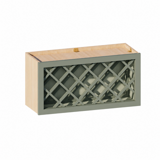 Sage Breeze - Botellero de pared de 30"An. × 15"Al.