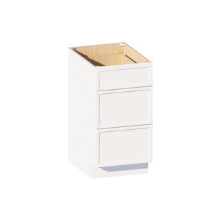Slim Dove White - 18"W Drawer Base Cabinet