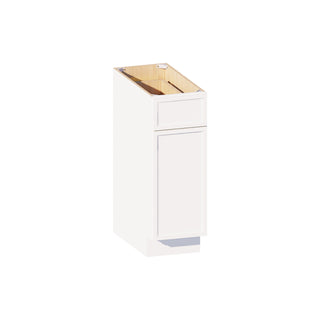 Slim Dove White - 12"W Standard Base Cabinet
