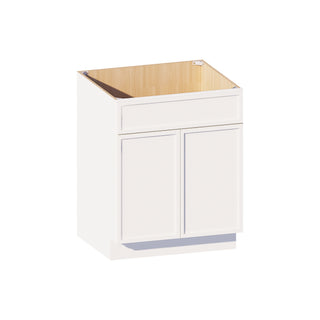 Slim Dove White - 27"W Standard Base Cabinet