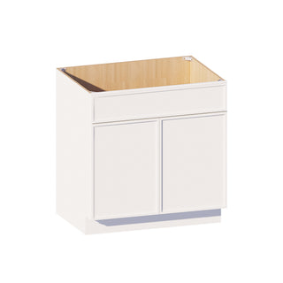Slim Dove White - 33"W Standard Base Cabinet