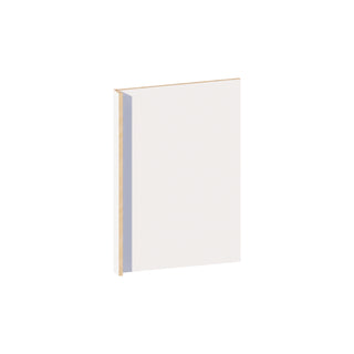Dove White - 24"W × 34-1/2"L Dishwasher Return Panel