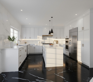 Slim Dove White - 18"W Vanity Drawer Base Cabinet