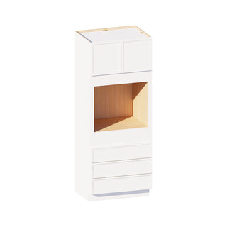 Slim Dove White - 33"W × 84"H Tall Oven Cabinet