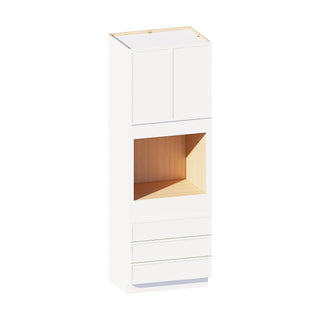 Slim Dove White - 33"W × 90"H Tall Oven Cabinet
