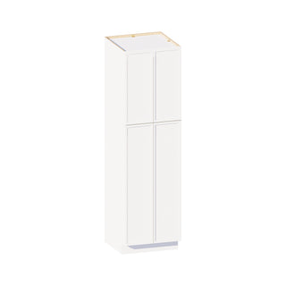 Slim Dove White - 24"W × 84"H Tall Pantry Cabinet