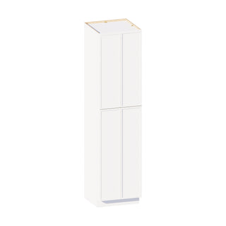 Slim Dove White - 24"W × 90"H Tall Pantry Cabinet