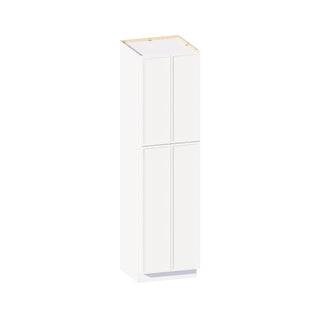 Slim Dove White - 30"W × 84"H Tall Pantry Cabinet