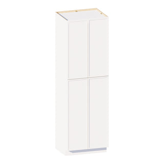 Slim Dove White - 30"W × 96"H Tall Pantry Cabinet