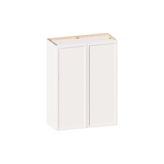 Slim Dove White - 27"W × 36"H Standard Wall Cabinet