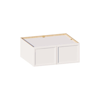 Slim Dove White - 30"W × 12"H Deep (24") Wall Bridge Cabinet