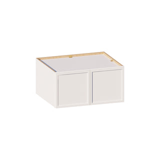 Slim Dove White - 30"W × 15"H Deep (24") Wall Bridge Cabinet