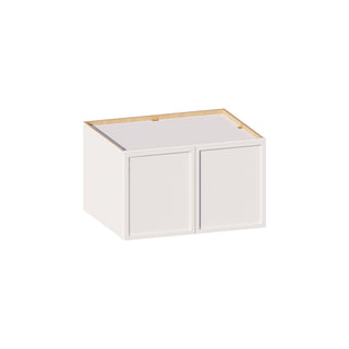 Slim Dove White - 30"W × 18"H Deep (24") Wall Bridge Cabinet