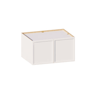Slim Dove White - 33"W × 18"H Deep (24") Wall Bridge Cabinet