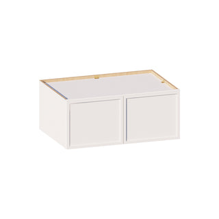 Slim Dove White - 36"W × 15"H Deep (24") Wall Bridge Cabinet