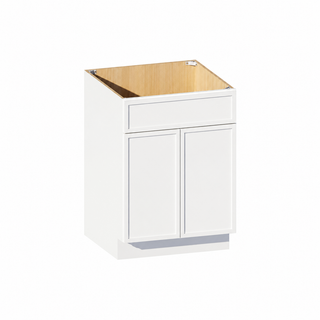 Slim Dove White - 24"W Vanity Sink Base Cabinet