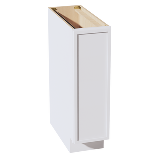 SF-BF0924: Frost White Slim Shaker 09" Full Height Door Standard Base Cabinet