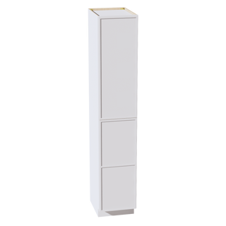 SF-TP1896: Frost White Slim Shaker 18"W x 96"H x 24"D 2 Doors & 6 Shelves Tall Shelf Pantry Cabinets