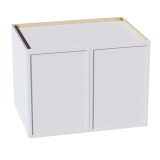 SF-W332424: Frost White Slim Shaker 33"W x 24"H x 24"D 2 Doors & 1 Shelf Standard Bridge Wall Cabinet