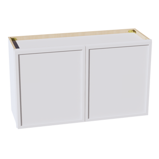 SF-W3621: Frost White Slim Shaker 36"W x 21"H 2 Doors Standard Wall Bridge Cabinet