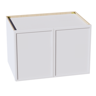 SF-W362424: Frost White Slim Shaker 36"W x 24"H x 24"D 2 Doors & 1 Shelf Standard Bridge Wall Cabinet